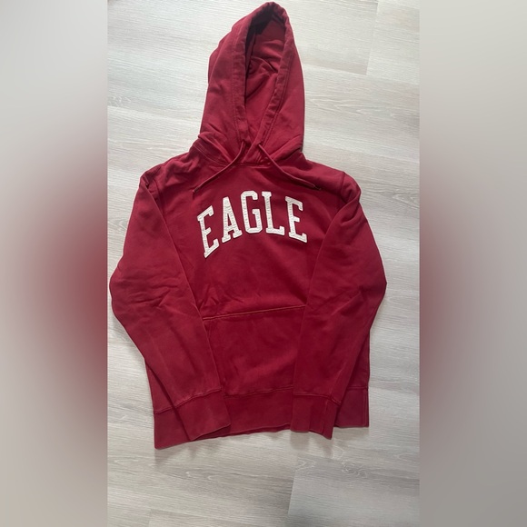 Men’s red American Eagle hoodie - Picture 1 of 3